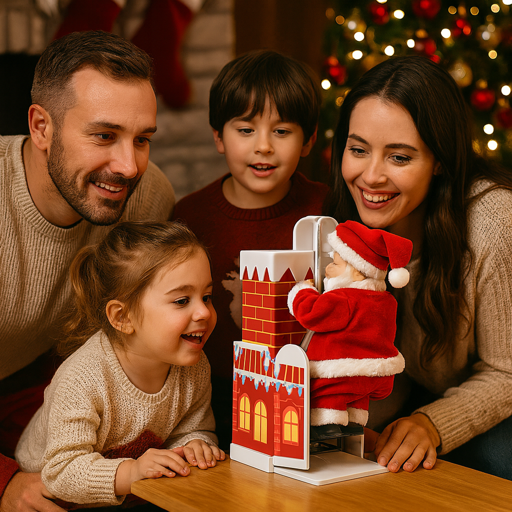 SANTARISE™ PAPÁ NOEL EN LA CHIMENEA